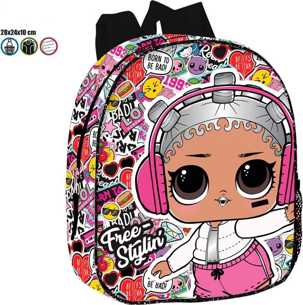L.O.L. Surprise! L.o.L. Surprise Rugzak 3d 28 Cm / Top Kwaliteit. 3 L.O.L. Surprise! L.o.L. Surprise Rugzak 3d 28 Cm / Top Kwaliteit.