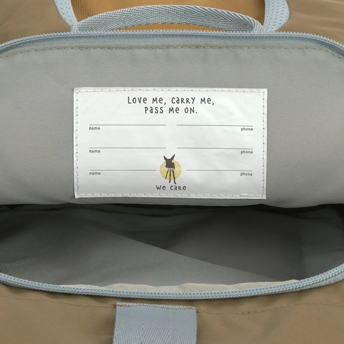 Lässig Mini Rolltop Rugzak - Nature Light Blue 10 Lässig Mini Rolltop Rugzak - Nature Light Blue - Afbeelding 8