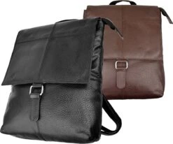 Fana Bags Leren Rugtas Zwart - Dames Rugzak Leer - Leren Rugtas & Schoudertas - Rugtas Leer Dames - Stadsrugzak -Tas Kortingswinkel 1200x1002