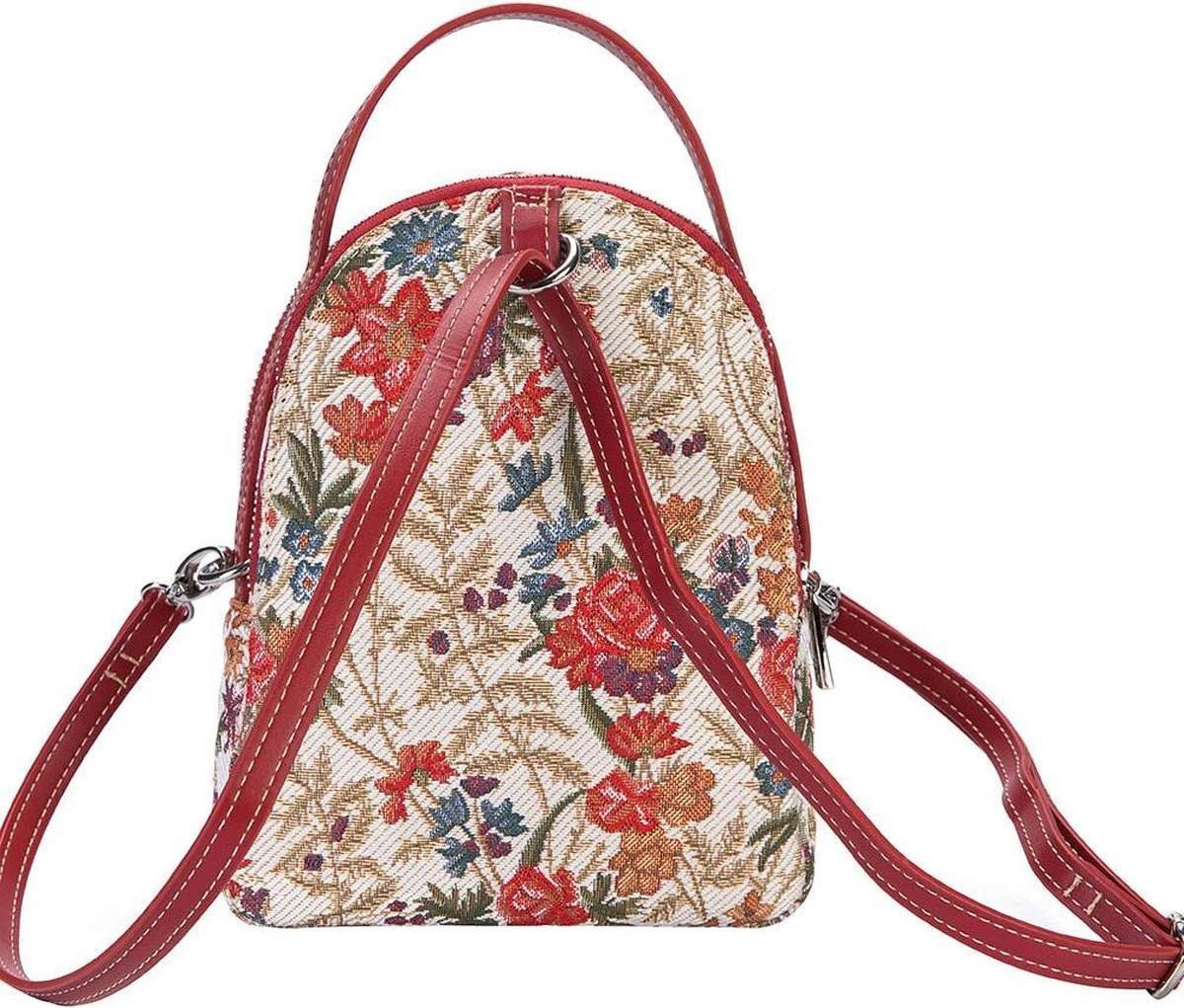 Signare Mini Backpack - Schoudertas - Flower Meadows - William Kilburn 8 Signare Mini Backpack - Schoudertas - Flower Meadows - William Kilburn - Afbeelding 6
