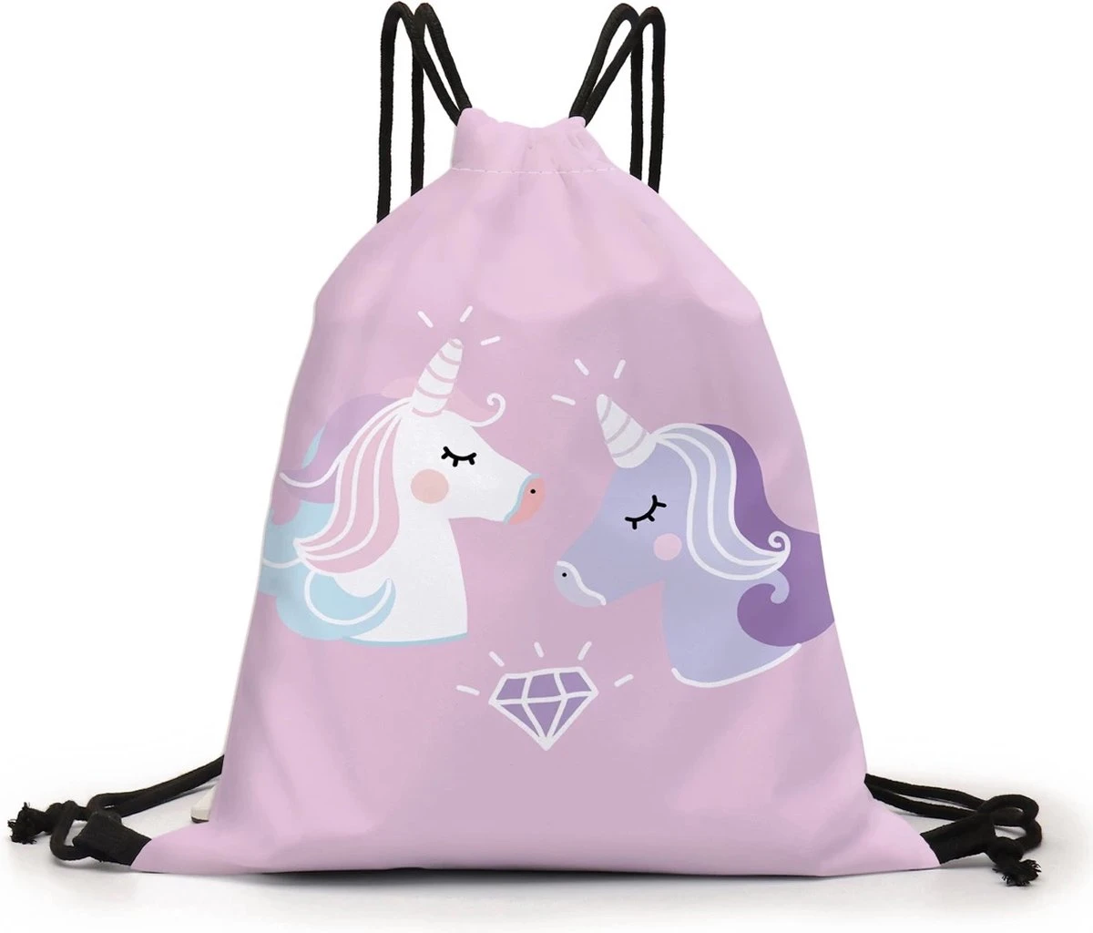 Zwemtas - Gymtas "Friends" - Luxe Rugtas Met Trekkoorden - School Tas - Rugzak 3 Zwemtas - Gymtas "Friends" - Luxe Rugtas Met Trekkoorden - School Tas - Rugzak