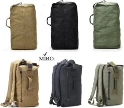 MIRO Luxe Rugzak Rugtas Backpack Grote Capaciteit Met Zip 50 Liter + Kaki/Groen -Tas Kortingswinkel 1200x1044