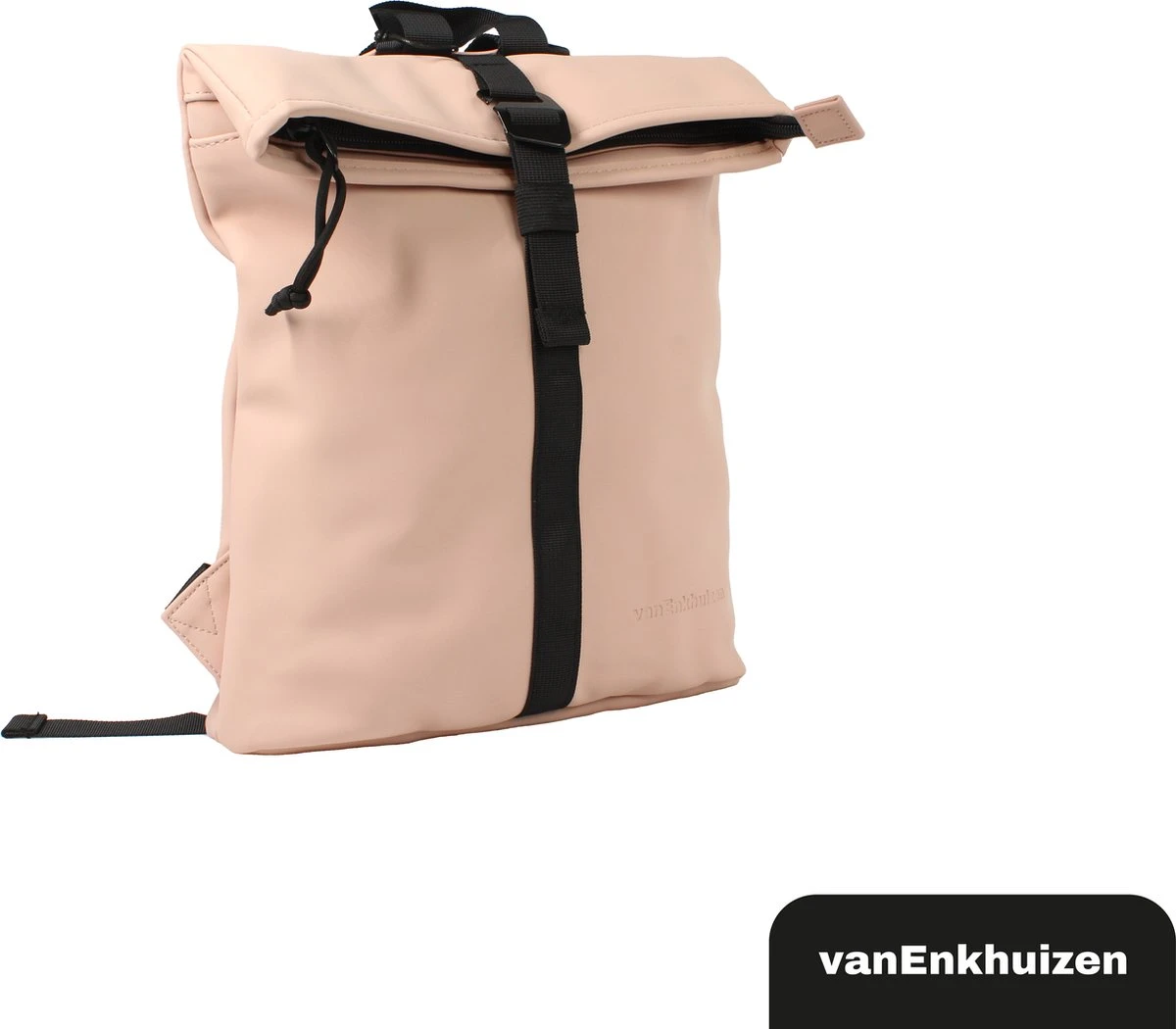 VanEnkhuizen Rolltop Rugzak 9 Liter - Waterafstotend En Thermo Materiaal - Roze 4 VanEnkhuizen Rolltop Rugzak 9 Liter - Waterafstotend En Thermo Materiaal - Roze - Afbeelding 2