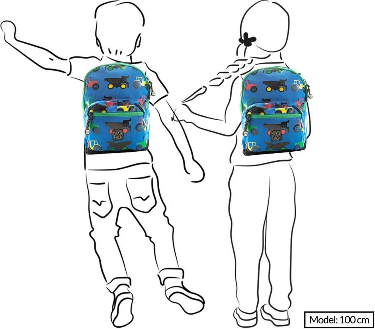 Pick & Pack Tractor - Rugzak - Blauw - Maat S 13 Pick & Pack Tractor - Rugzak - Blauw - Maat S - Afbeelding 11