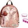 Zebra Rugzak Flower Gold Metalic (s) + Armbandje -Tas Kortingswinkel 1200x1062 2