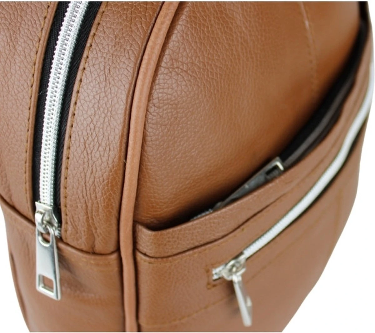 Fana Bags - Dames Rugtas Leer Cognac - Leren Rugtas Dames - Kleine Leren Rugzak Dames - Stijlvolle Rugzak Dames 6 Fana Bags - Dames Rugtas Leer Cognac - Leren Rugtas Dames - Kleine Leren Rugzak Dames - Stijlvolle Rugzak Dames - Afbeelding 4