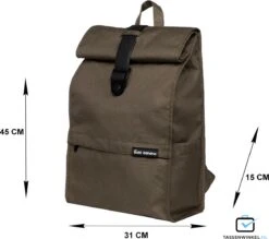 Bold Banana - Laptoprugzak Roll Top - Green Knight -Tas Kortingswinkel 1200x1066