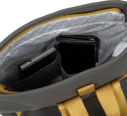 New Rebels® Tim - Rugtas - Grijs/Geel - Waterbestendig - Roll-top - 1312108 - 27x8x33cm - Rugzak / Backpack -Tas Kortingswinkel 1200x1101 2