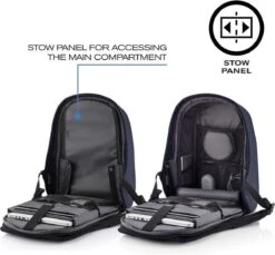 XD Design Bobby Hero Small - Anti-Diefstal Rugzak 11.5 Liter -Navy -Tas Kortingswinkel 1200x1113