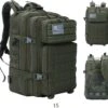 Northwest Tactical Backpack 45l | Tactische Rugzak - Sport - School - Werk ARMY GREEN | Leger Groen -Tas Kortingswinkel 1200x1118 5