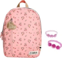 Zebra Rugzak Unicorn Fantasy Pink - Eenhoorn + Armbandje