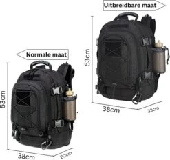 Rugzak 60 Liter - Backpack – Waterdicht - Militaire - Ademend – Licht Groen - Reizen – Geschikt Voor Heren, Dames, Jongens En Meisjes -Tas Kortingswinkel 1200x1129 1