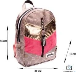 Zebra Trends Rugzak (M) Girls Velvet Horse Bit -Tas Kortingswinkel 1200x1131 1