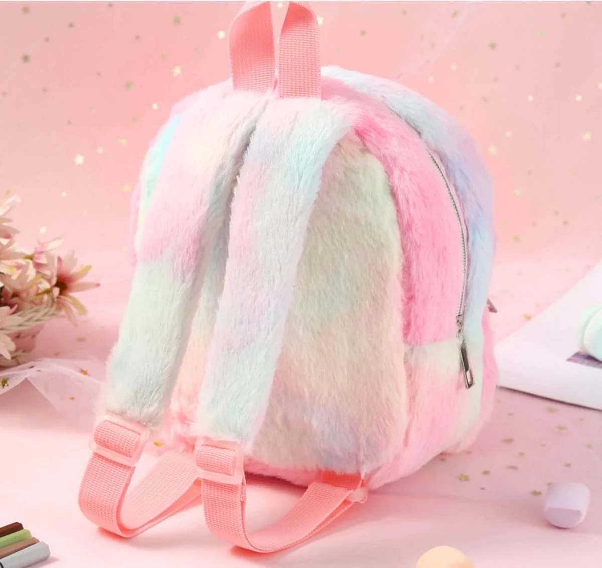 Merkloos Rugtasje - Rugzak - Schooltas Pluche Cutie - Unicorn - Eenhoorn - Jongens - Meisjes - Cadeau - Sinterklaas - Kerst - 1 Jaar - 2 Jaar 4 Merkloos Rugtasje - Rugzak - Schooltas Pluche Cutie - Unicorn - Eenhoorn - Jongens - Meisjes - Cadeau - Sinterklaas - Kerst - 1 Jaar - 2 Jaar - Afbeelding 2
