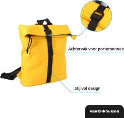 VanEnkhuizen Rolltop Rugzak 9 Liter - Waterafstotend En Thermo Materiaal - Geel 17 VanEnkhuizen Rolltop Rugzak 9 Liter - Waterafstotend En Thermo Materiaal - Geel -Tas Kortingswinkel 1200x1135