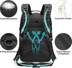 IBright 45L Militaire Rugzak | Tactische Rugzak | Oxford Stof | Waterdicht | Zwart 13 IBright 45L Militaire Rugzak | Tactische Rugzak | Oxford Stof | Waterdicht | Zwart -Tas Kortingswinkel 1200x1137 1