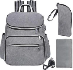 Rugtas Zeer Stevig, De Rugtas Is Geïsoleerd GESCHIKT VOOR Luiers, Babyflessen, Cosmeticadoeken, Vochtige Doeken, Kleding, Handdoeken, Hoeden, Kleine Schoenen, Sokken, En Veel Meer