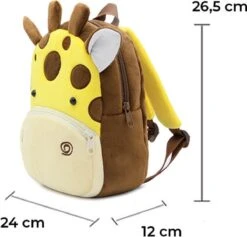 Aap Backpack - Monkey Business - Peuter Rugtas– Rugzak Schooltas Voor Peuters/Kleuters – Jongens En Meisjes | Kinderrugzak | Kinder Rugzak | Dieren | Schooltas | Peuterspeelzaal | Opvang | 6 Liter | Klein Peuter Rugzak | Rugtas | Schooltas -Tas Kortingswinkel 1200x1150 8