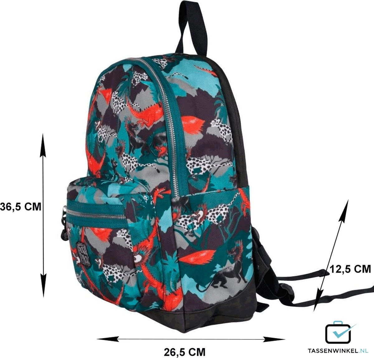 Pick & Pack Forest Dragon Backpack M - Multi Green 11 Pick & Pack Forest Dragon Backpack M - Multi Green - Afbeelding 9
