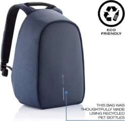 XD Design Bobby Hero Small - Anti-Diefstal Rugzak 11.5 Liter -Navy -Tas Kortingswinkel 1200x1159 1