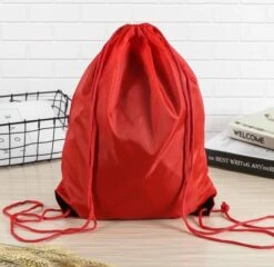 Merkloos Gymtas Met Rijgkoord - Nylon Rugzakjes – Nylon Rugzak – Geel -Tas Kortingswinkel 1200x1166 3