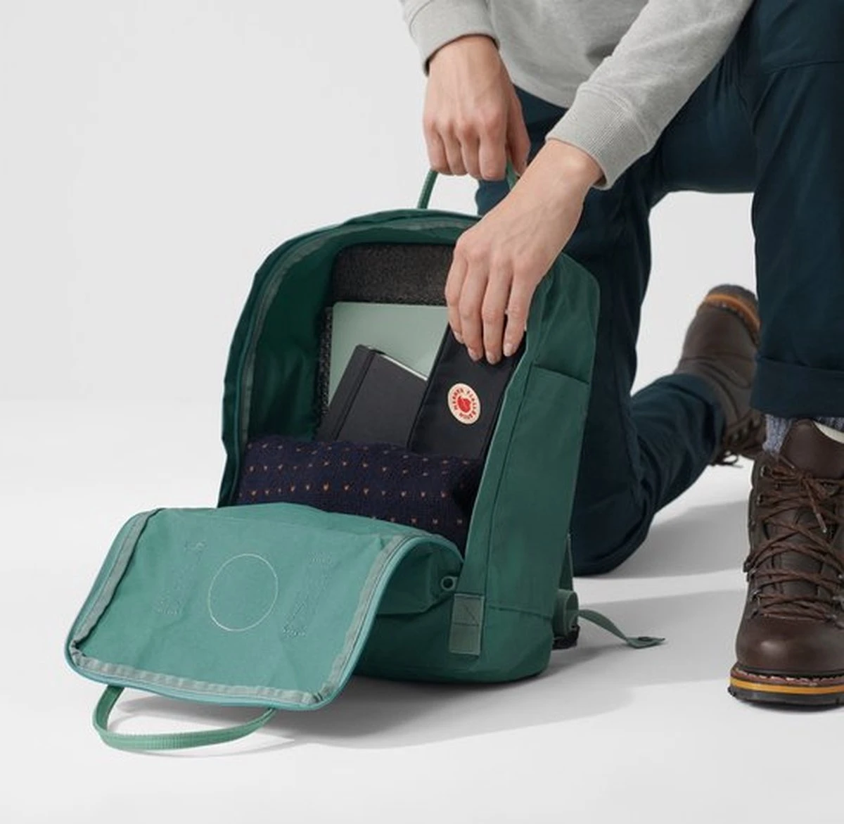 Fjallraven Fjällräven Kånken Unisex Rugzak - Light Oak 20 Fjallraven Fjällräven Kånken Unisex Rugzak - Light Oak - Afbeelding 18