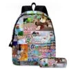 Roblox All Over Rugzak Met Etui - Kinderrugzak - Schooltas - Rugtas - Gymtas - Reistas -Tas Kortingswinkel 1200x1172