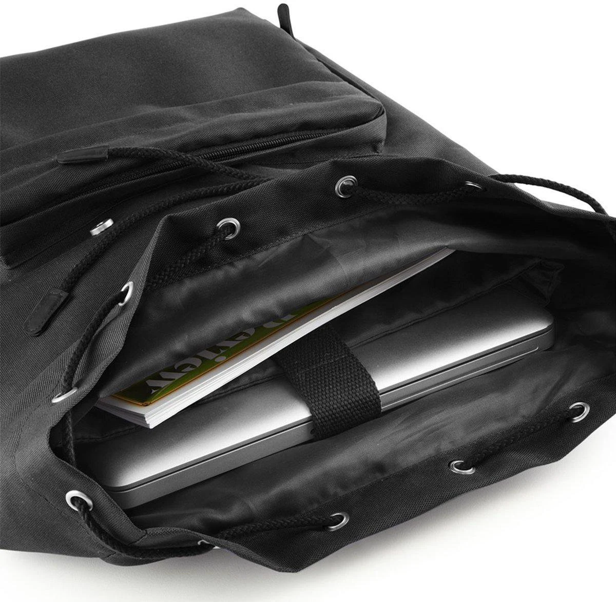 Bagbase Vintage Laptop Rugzak 18 Liter - Burgundy 4 Bagbase Vintage Laptop Rugzak 18 Liter - Burgundy - Afbeelding 2