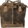 Anti-diefstal Rugtas - Rugzak Dames - Schoudertas Leer - Backpack - Echt Buffelleer - Cognac -Tas Kortingswinkel 1200x1174 3