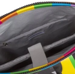 New Rebels® Mart - Rugtas - Regenboog - Waterbestendig - Roll-top - 151413121087.9 - 35x10x46cm - Rugzak / Backpack -Tas Kortingswinkel 1200x1177