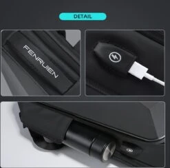 Brandie® - Rugzak - Voor Heren Reistas - Reistas - Schoudertas - Waterdichte Rugzakken - Schooltas - Anti Diefstal - USB Opladen - Heren Zakelijke Reistas Rugzak - 5013 Grootte 12*32*45 Cm - Zwart Upgraden - Gewicht 1.3 Kg -Tas Kortingswinkel 1200x1187