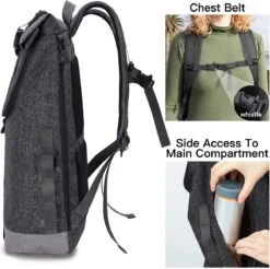 EverVanz Laptop Rugtas Vrouw & Man Roll Top Waterdicht Reizen Wandelen Rugzak Lichtgewicht Casual Dagrugzak Stijlvol Schooltas 11 EverVanz Laptop Rugtas Vrouw & Man Roll Top Waterdicht Reizen Wandelen Rugzak Lichtgewicht Casual Dagrugzak Stijlvol Schooltas -Tas Kortingswinkel 1200x1193