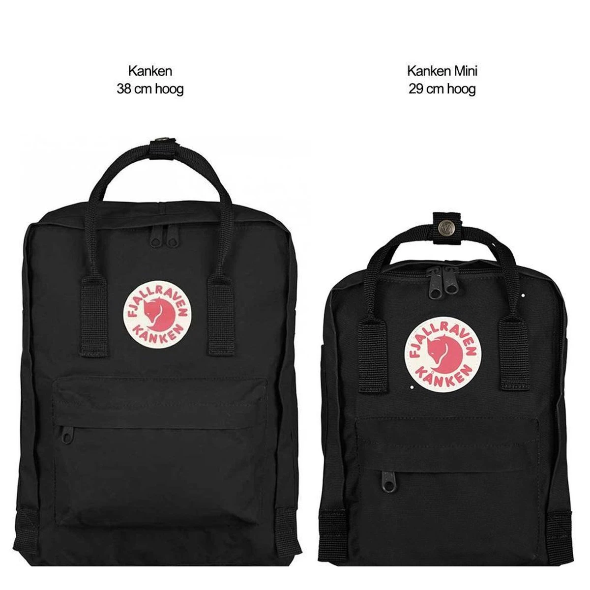 Fjallraven Fjällräven Kånken Mini Unisex Rugzak - Ox Red 5 Fjallraven Fjällräven Kånken Mini Unisex Rugzak - Ox Red - Afbeelding 3