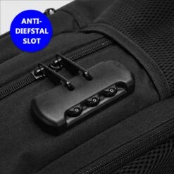 Kono Rugzak - Schooltas - 15,6 Inch Laptop Rugtas - Dames/Heren - 28L - Waterafstotend - Zwart -Tas Kortingswinkel 1200x1200 112