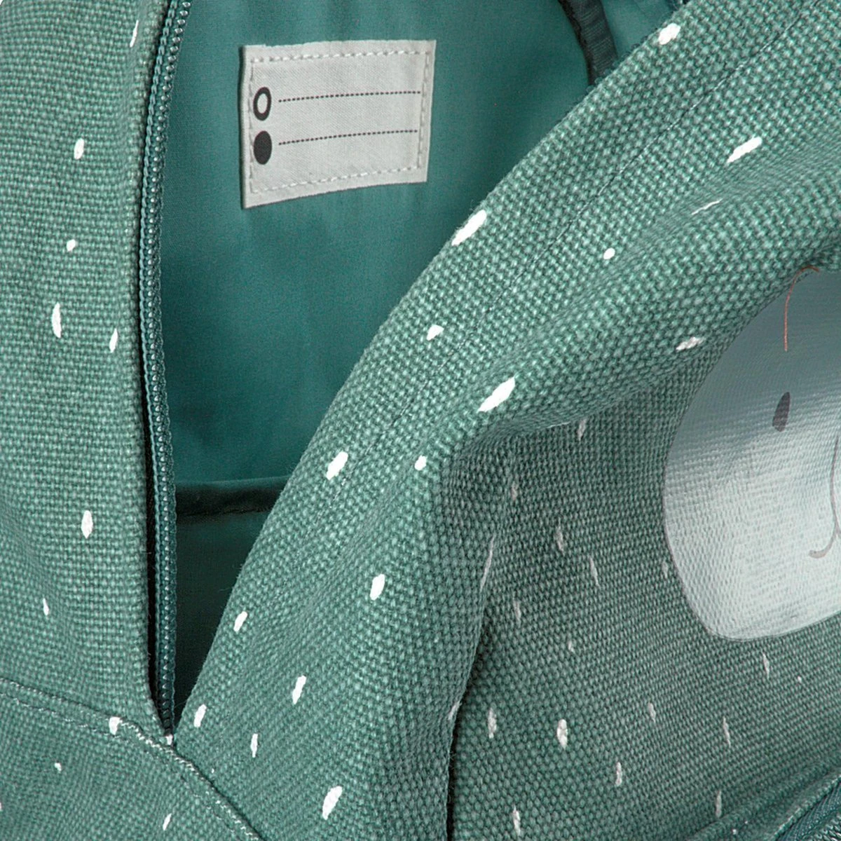 Trixie Hippo Kinderrugzak / Rugtas / Schooltas - Backpack - 12 Liter - Katoen - Blauw 16 Trixie Hippo Kinderrugzak / Rugtas / Schooltas - Backpack - 12 Liter - Katoen - Blauw - Afbeelding 14