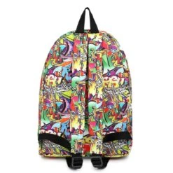 Miss Lulu Rugzak - 22,61 Liter - Graffiti (e1401g) -Tas Kortingswinkel 1200x1200 1131