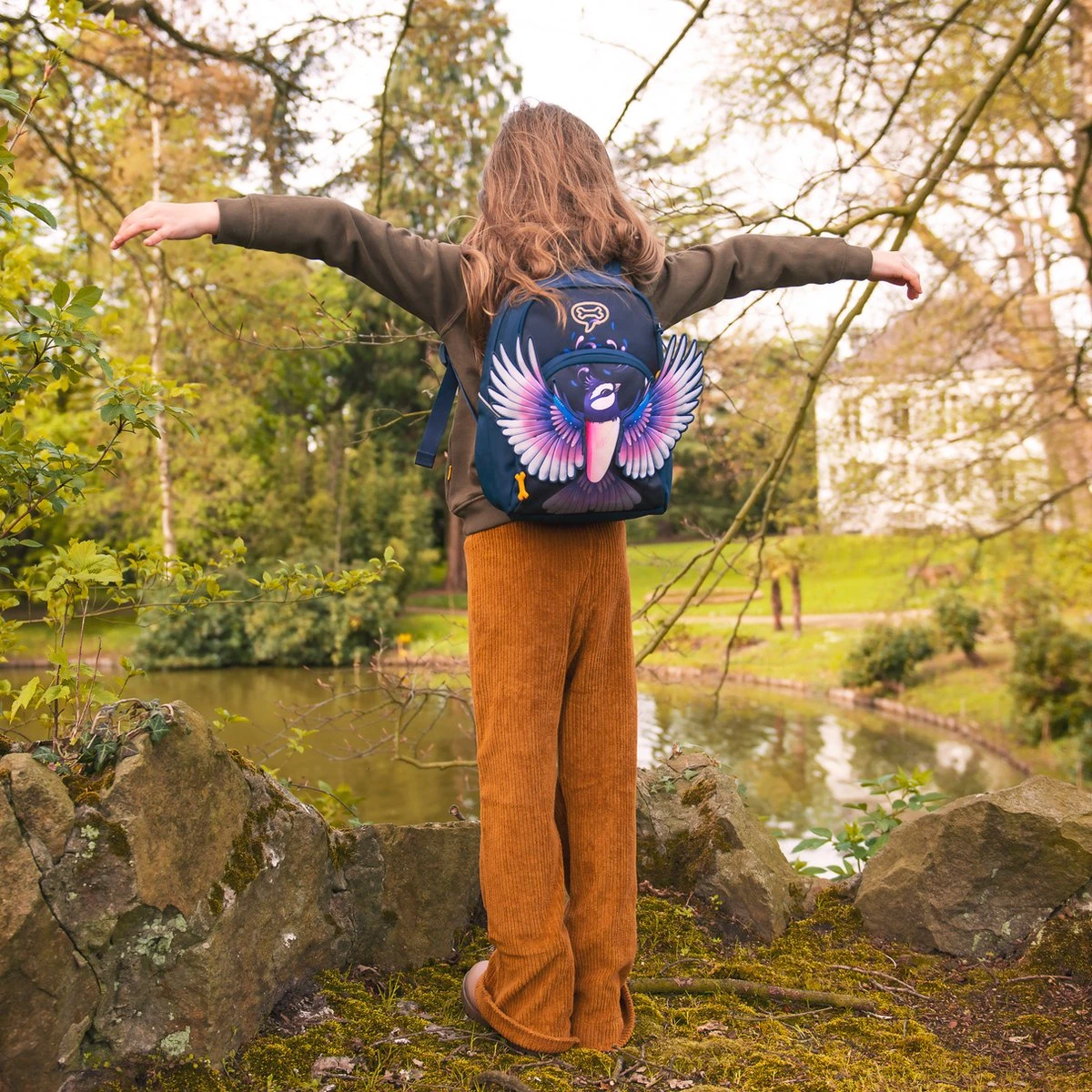 Stones And Bones Laurel 2.0 - Wings Meisjes Rugzak - Indigo 8 Stones And Bones Laurel 2.0 - Wings Meisjes Rugzak - Indigo - Afbeelding 6