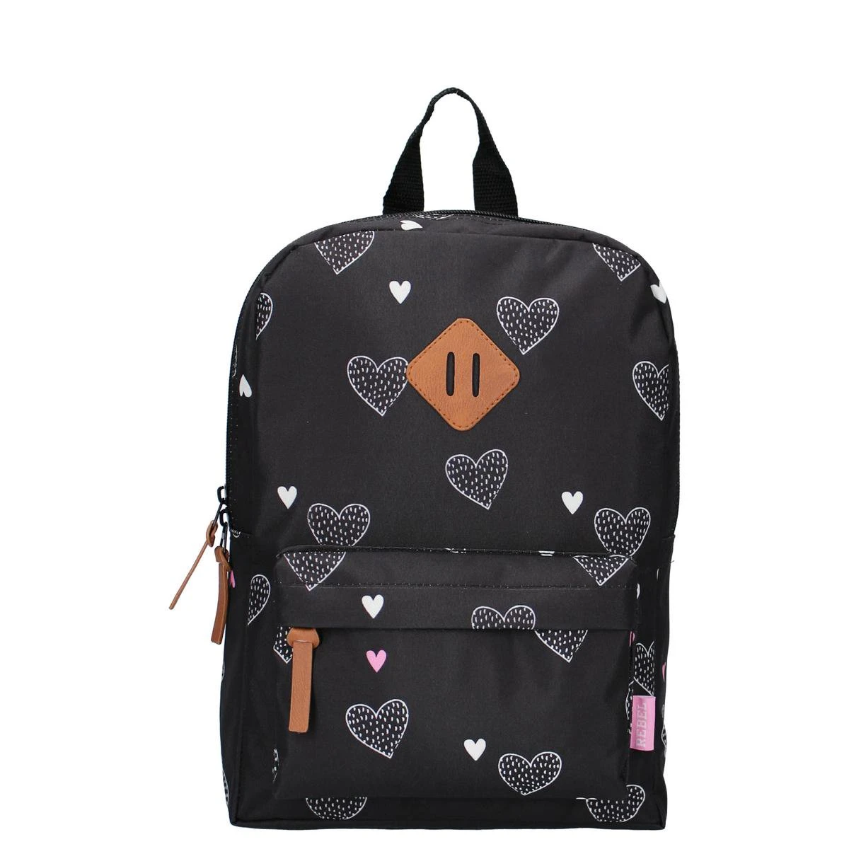Milky Kiss Hearts Rugzak - 10,2 L - Zwart 3 Milky Kiss Hearts Rugzak - 10,2 L - Zwart