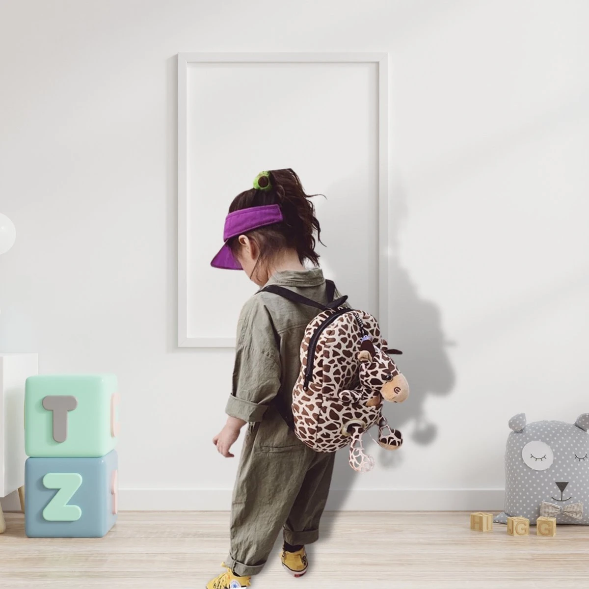 Good Lifehacks Kindertas - Rugzak - Meisje & Jongen - Schooltas - Reistas Kinderwagen - Knuffel Sinterklaas - Speenknuffel - Giraffe 8 Good Lifehacks Kindertas - Rugzak - Meisje & Jongen - Schooltas - Reistas Kinderwagen - Knuffel Sinterklaas - Speenknuffel - Giraffe - Afbeelding 6