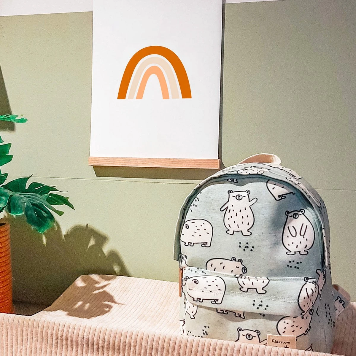 Kidzroom Simple Things Rugzak Meisje - Rugtas Kind - 2 T/m 6 Jaar - Mint - Blauw 6 Kidzroom Simple Things Rugzak Meisje - Rugtas Kind - 2 T/m 6 Jaar - Mint - Blauw - Afbeelding 4