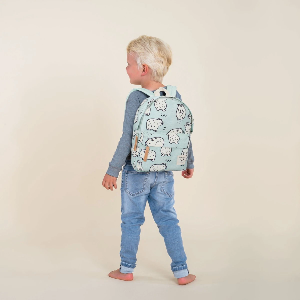 Kidzroom Simple Things Rugzak Meisje - Rugtas Kind - 2 T/m 6 Jaar - Mint - Blauw 8 Kidzroom Simple Things Rugzak Meisje - Rugtas Kind - 2 T/m 6 Jaar - Mint - Blauw - Afbeelding 6