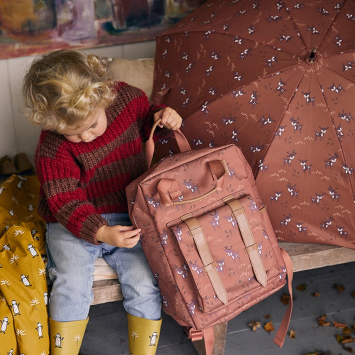 Fresk Kinderrugzak / Rugtas / Schooltas - Fresk - 6 Liter - Bruin 7 Fresk Kinderrugzak / Rugtas / Schooltas - Fresk - 6 Liter - Bruin - Afbeelding 5