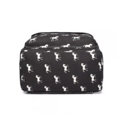 Miss Lulu Rugzak - Schooltas - Schoolrugzak Paarden - Premium Kwaliteit - Zwart (e1401h Bk) -Tas Kortingswinkel 1200x1200 1290