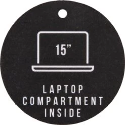 Enrico Benetti Rotterdam 66598 Laptop Rugzak / Businesstas Rolltop Rugzak 15" Laptopvak - Zwart -Tas Kortingswinkel 1200x1200 132