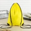 Merkloos Gymtas Met Rijgkoord - Nylon Rugzakjes – Nylon Rugzak – Geel -Tas Kortingswinkel 1200x1200 1335