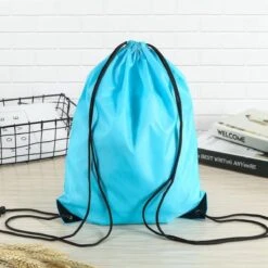 Merkloos Gymtas Met Rijgkoord - Nylon Rugzakjes – Nylon Rugzak – Geel -Tas Kortingswinkel 1200x1200 1338
