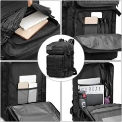 IBright 45L Militaire Rugzak | Tactische Rugzak | Oxford Stof | Waterdicht | Zwart 11 IBright 45L Militaire Rugzak | Tactische Rugzak | Oxford Stof | Waterdicht | Zwart -Tas Kortingswinkel 1200x1200 161