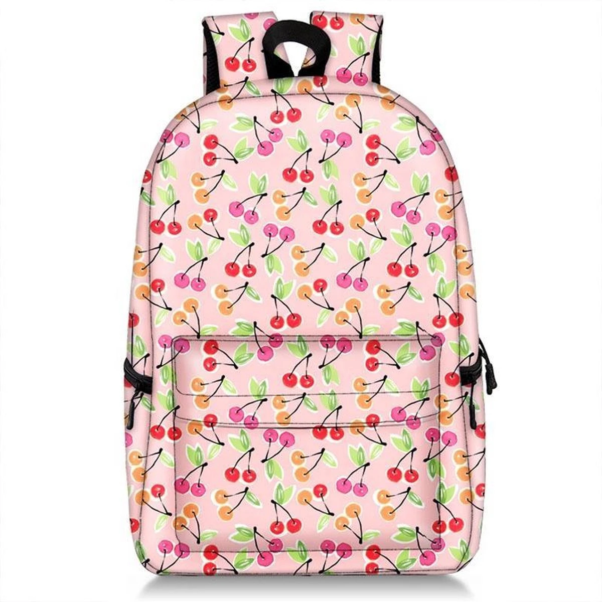 GoPa Rugzak Voor Meisjes | Schooltas | Rugtas | Kersen | Cherry | Roze | Vrouwen 8 GoPa Rugzak Voor Meisjes | Schooltas | Rugtas | Kersen | Cherry | Roze | Vrouwen - Afbeelding 6