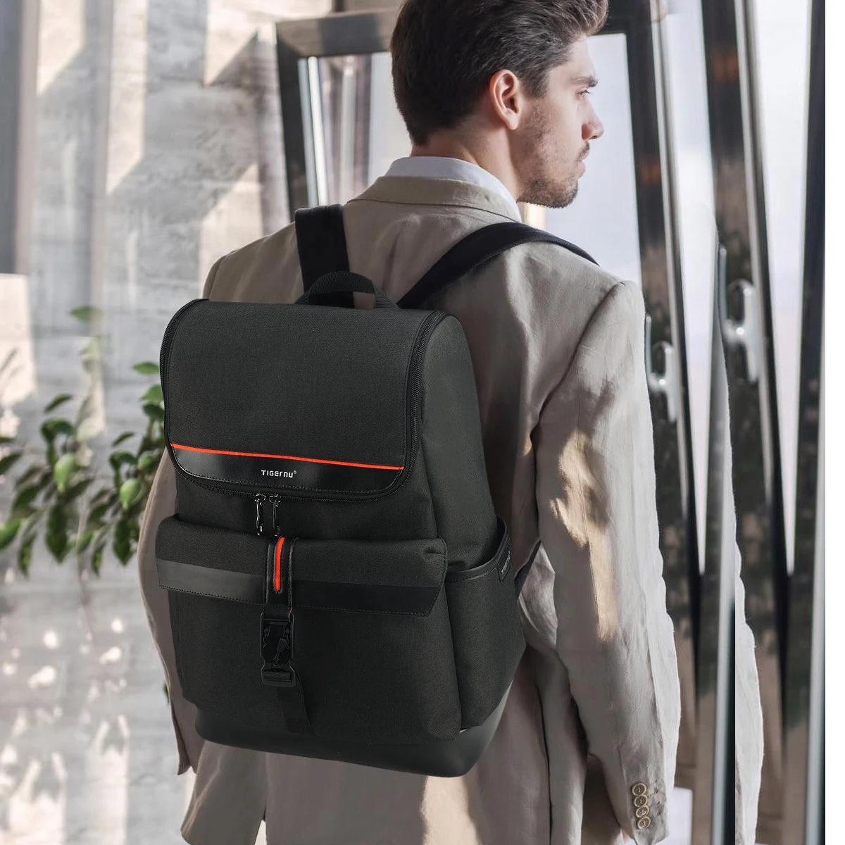 Tigernu Advanced Rugzak - 22 L - 15,6 Inch - Laptop Rugtas - Waterafstotend - Zwart 7 Tigernu Advanced Rugzak - 22 L - 15,6 Inch - Laptop Rugtas - Waterafstotend - Zwart - Afbeelding 5