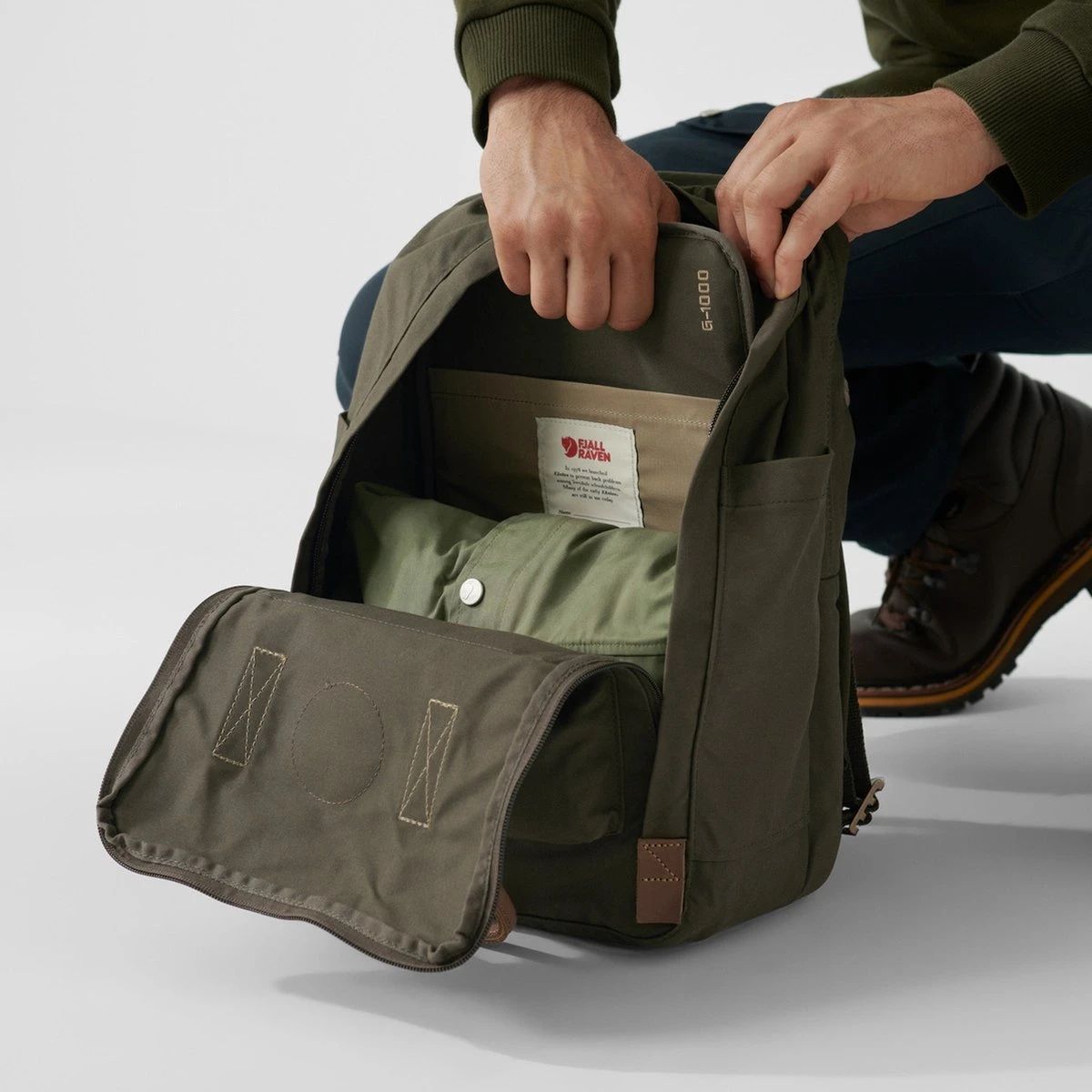Fjallraven Fjällräven Kånken No. 2 Laptop 15" Unisex Rugzak - Port 10 Fjallraven Fjällräven Kånken No. 2 Laptop 15" Unisex Rugzak - Port - Afbeelding 8